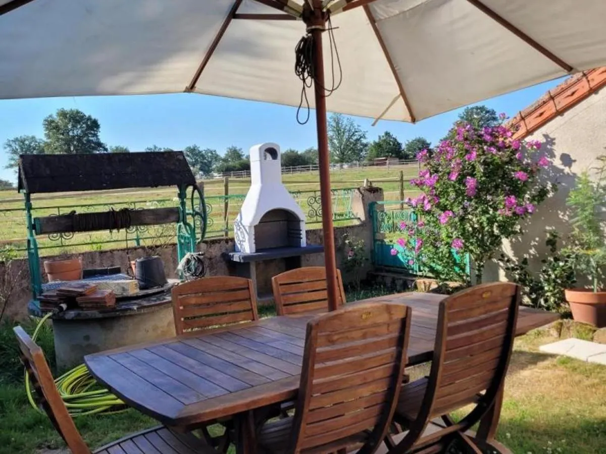 Gite Familial Avec Terrasse A La Ferme, Proche Montlucon, Ideal Pour 4 Pers, Draps Et Serviettes Inclus - Fr-1-489-431 Sauvagny Prázdninový dům
